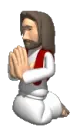 Jesus praying