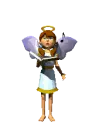 Angel singing