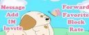 dog with butterfly on his nose