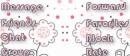 Flowers with dots
