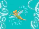 Tinkerbell Flying with glitters