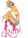 NAME RONI /HOT PINK