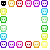 rainbow skulls