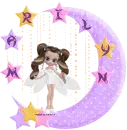 NAME MARILYN/MOON&STARS FAIRY