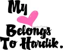 MY HEARTS BELONGS TO HARDIK