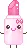Kawaii pink lipstick