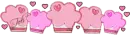 Pink adorable cupcakes