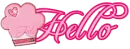 Pastel hello