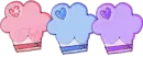 Pastel cupcakes