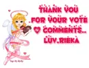Thank you for your vote and comments,Luv Rieka