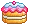 strawberry iced cake