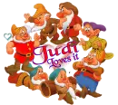 Judi loves it , Seven dwarfs. 