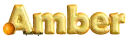 orange amber