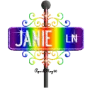 rainbow street sign janie LN