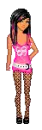 Scene Girl in Pink