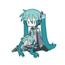 CHibi miku and MIku  ;)