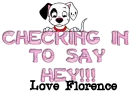 Dog waging tail