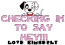 Dog waging tail