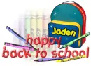 Jaden ... happy back to school