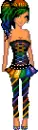 Black Rainbow Doll