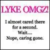 i don't care