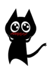 black cat -lovely