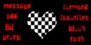 checkered heart
