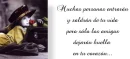 tarjeta con frase