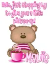 teddy bear with coffee ~ Mavis