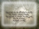 SERENETY PRAYER