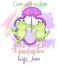 frog friends ~ Joan