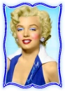 MARILYN MONROE IN BLUE.