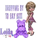 dropping by to say hi ...Loida