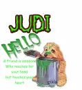 A FRIEND.....JUDI