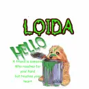A FRIEND.....LOIDA