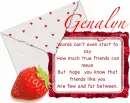 Good friend-letter-Genalyn