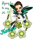 Flying by to say hi... Karina