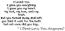 I Loved You!