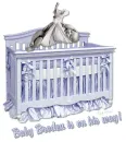 baby with blue crib ~ baby Broden