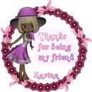 Thanks for being my friend