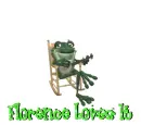 Frog playing banjo
