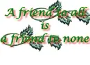 Friendship - Motto