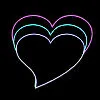Neon Hearts