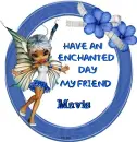 Blue Butterfly Fairy Mavis