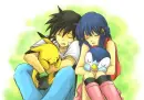 Ash,Dawn,Pikachu,and Piplup