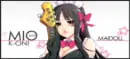 K-on Mio Signature. 