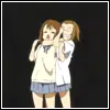 k-on yui & ristu