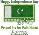happy independence day pakistan/ ASMA