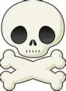 non emo skull!
