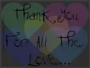 Thank You For The Love